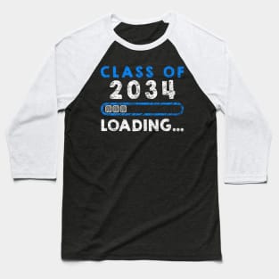 Class of 2034 Grow With Me Baseball T-Shirt